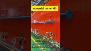 Wysokotemperaturowy piec tunelowy #kilnmanufacturer #tunnelkiln #brickfactory#madeinchina #kilnfired