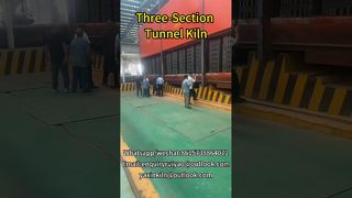 Trzyczęściowy piec tunelowy #producent pieca #brickfactory #tunnelkiln#brickkiln #claybricks